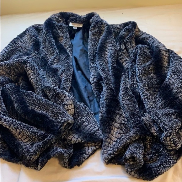 Animal print faux fur cardigan - Picture 4 of 4